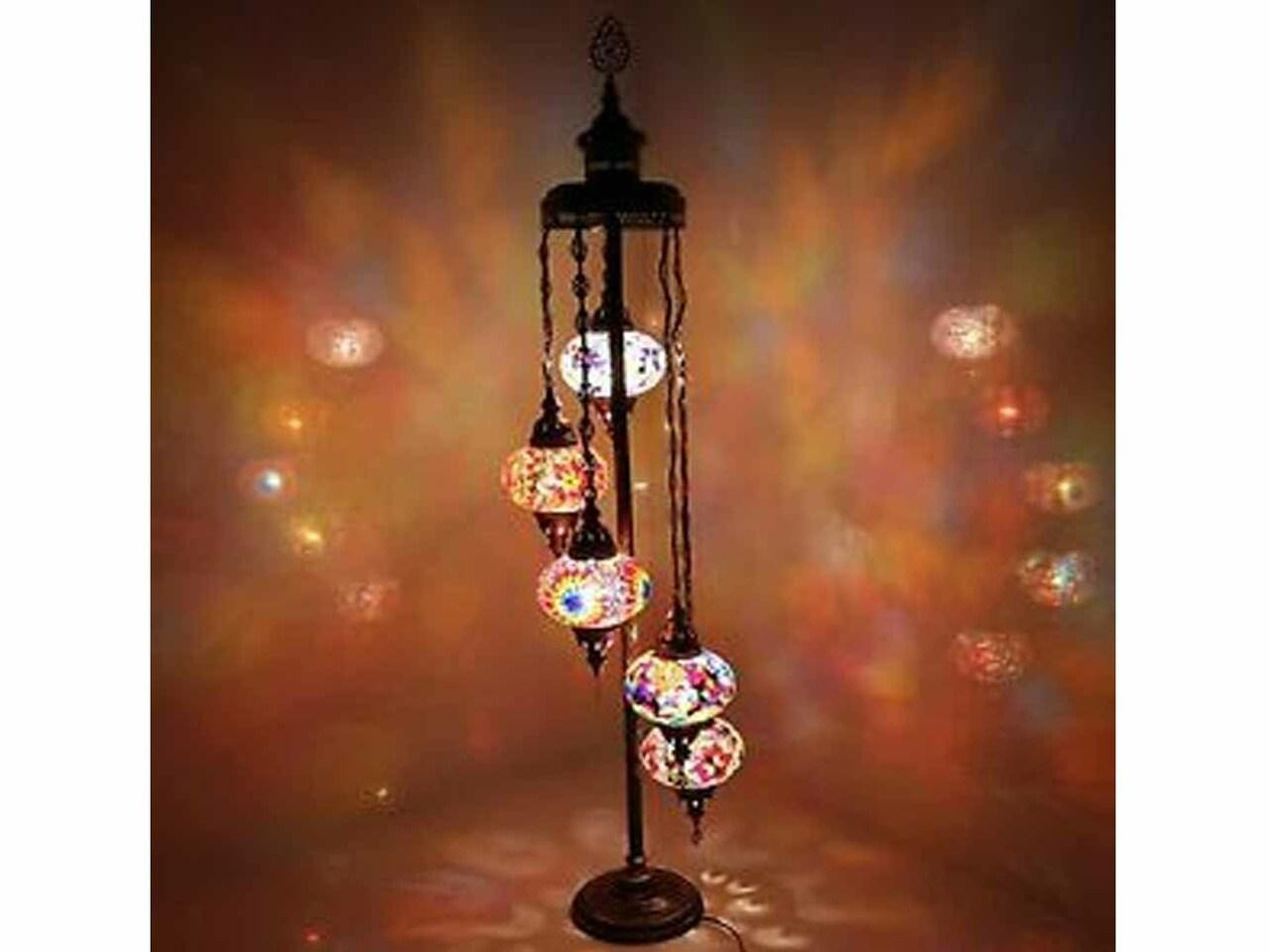 Handmade Turkish Mosaic Floor Lamp Perfect Gift Idea