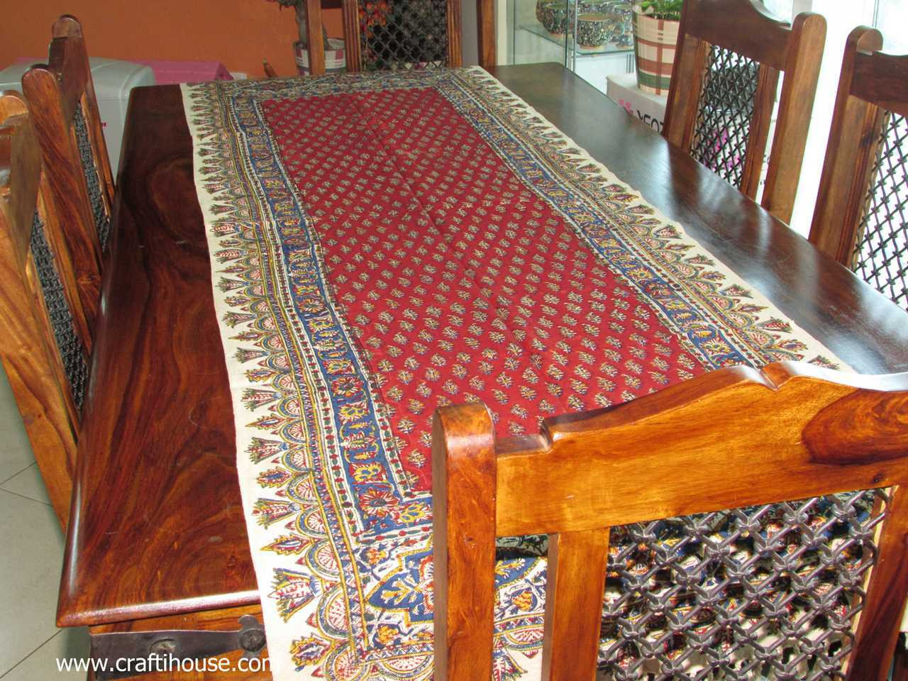 Handmade Cotton Tapestry Table Runner Unique Tableware