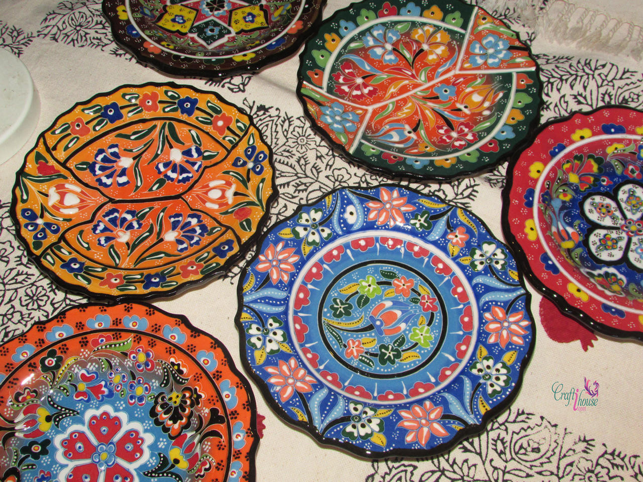 turkish plate TURKISH CERAMIC Plate/Bowl COASTER, Dubai