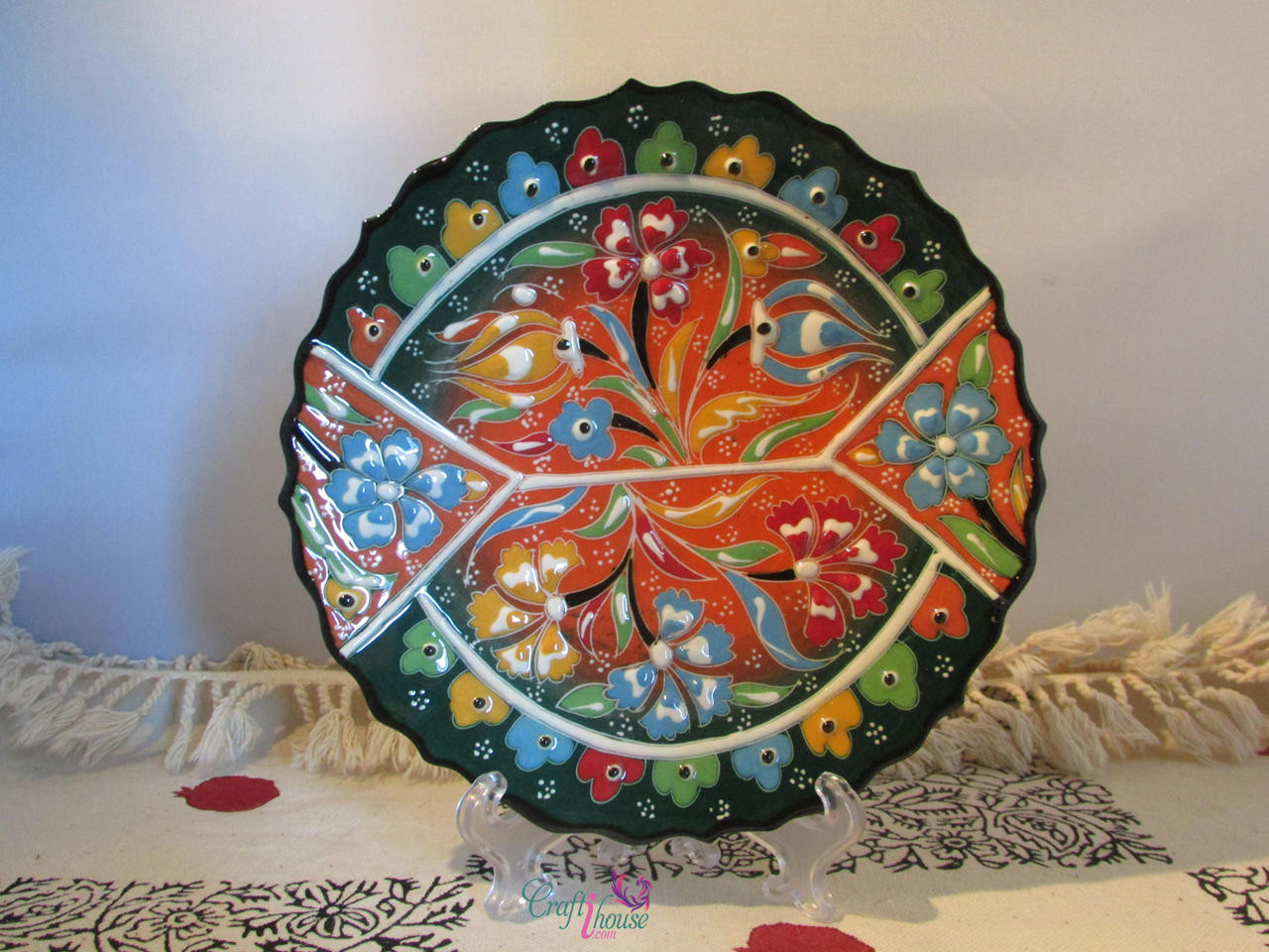 turkish plate TURKISH CERAMIC Plate/Bowl COASTER, Dubai