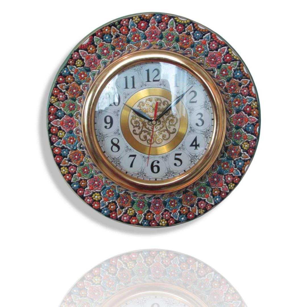 "Add a Touch of Elegance with Handmade Ceramic Wall Clock