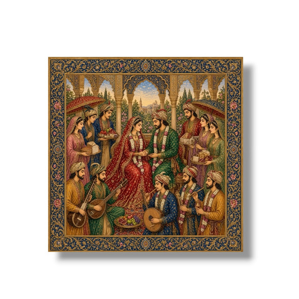 A professional product presentation of the decorative artisan fridge magnet from a premier art, gift, and home decor supplier.