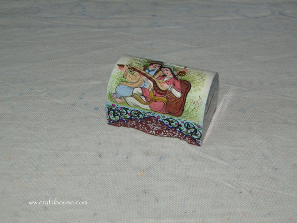 Luxury miniature box ,, Hand Painted Camel Bone Box Premium Design Showcase