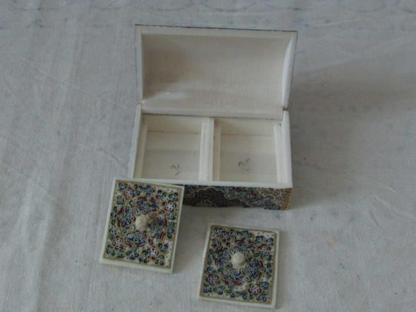 Exclusive handmade miniature box , Hand Painted Camel Bone Box Fine Craftsmanship Detail