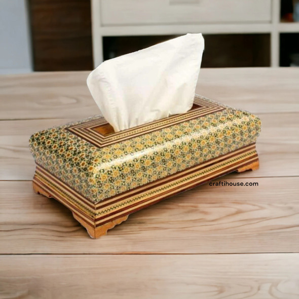 Artisan Khatamkari Tissue Premium Marquetry High-Resolution Product Shot