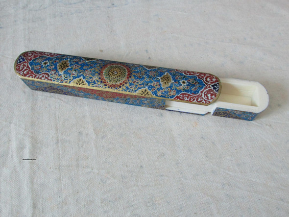 Exclusive handmade Miniature on Camel Bone,  Pen Holder. Fine Craftsmanship Detail