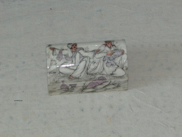 Luxury miniature box , Hand Painted Camel Bone Box , 407 Premium Design Showcase
