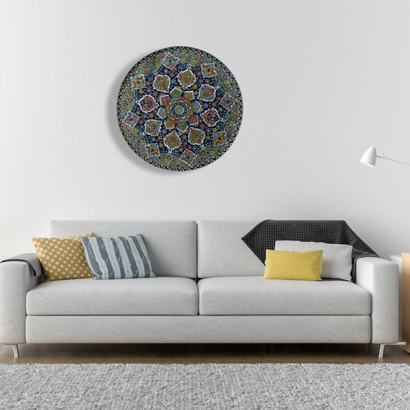 Wall Decor Plate | Sophisticated Handcrafted Pottery | Elegant Home Accent - Luxury Handcrafted Art Craftihouse Dubai