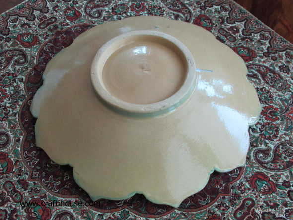 Exclusive Exclusive Pottery Plate Enamel Pottery Plate Fine Craftsmanship Detail