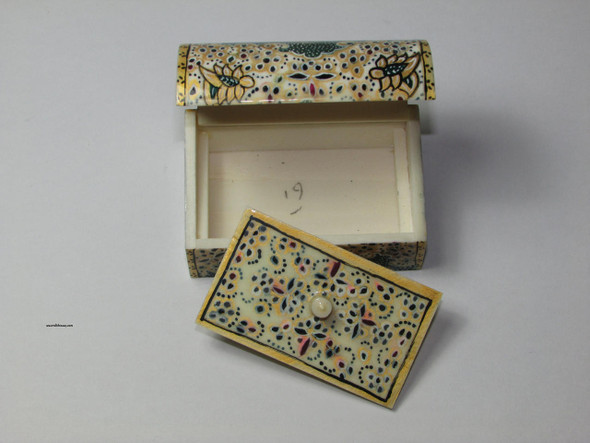 Luxury Accessories box handmade miniature Jewelry's  box , Hand Painted Camel Bone Box ,640 Premium Design Showcase