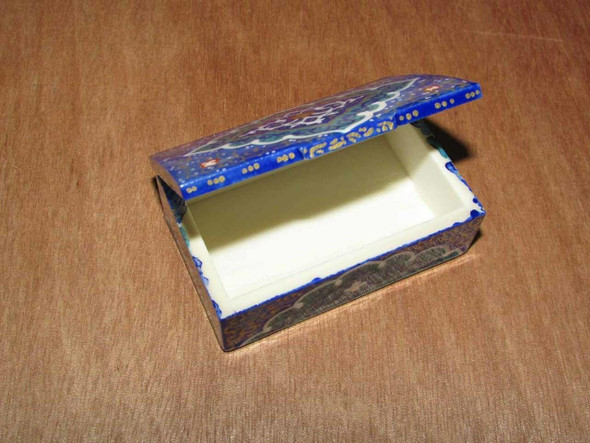 Luxury Ring box handmade miniature Jewelry's  box , Hand Painted Camel Bone Box ,810 Premium Design Showcase