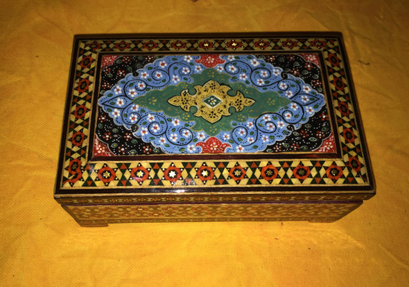 Exclusive Khatam wooden hand painted.. Fine Craftsmanship Detail