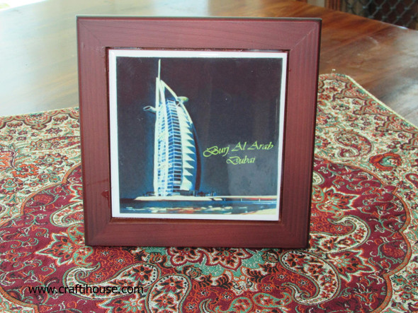 Burj Alarab Ceramic Tiles With | Boutique Clay Wall Hanging | Unique Middle Eastern Decor - Luxury Handcrafted Art Craftihouse Dubai