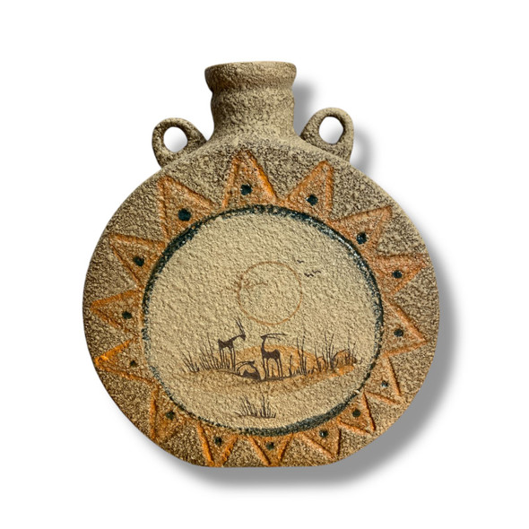 Handcrafted Antique-inspired Pottery Vase Hand-painted – Luxury Decor - Luxury Handcrafted Art Craftihouse Dubai