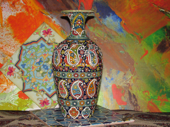 Handcrafted Colorful Enamel Pottery | Premium Luxury Decor - Luxury Handcrafted Art Craftihouse Dubai