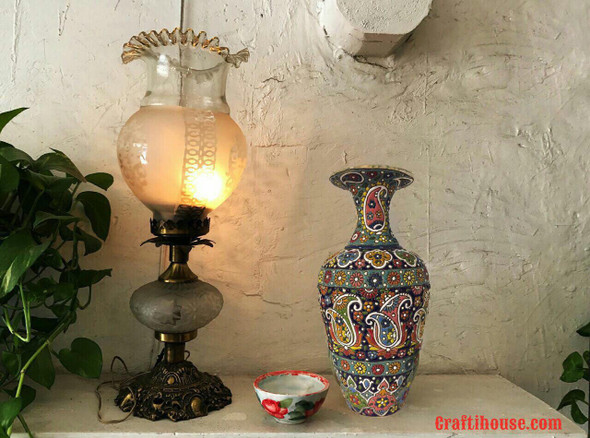 Artisan Colorful Enamel Pottery | Premium Premium Gift - Luxury Handcrafted Art Craftihouse Dubai