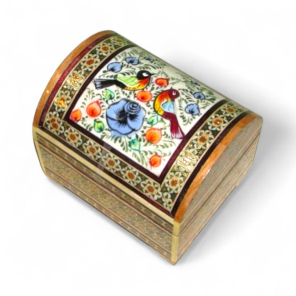 Handmade Khatamkari miniature box