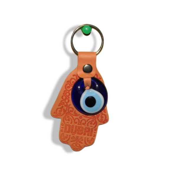 Evil Eye Blue Charm Keychain | Artisan Home Decor | Unique Middle Eastern Piece - Luxury Handcrafted Art Craftihouse Dubai
