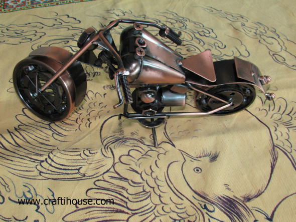 Recycled Harley Davidson Motorbike Metal | Luxury Heritage Gift & Cultural Souvenir - Luxury Handcrafted Art Craftihouse Dubai
