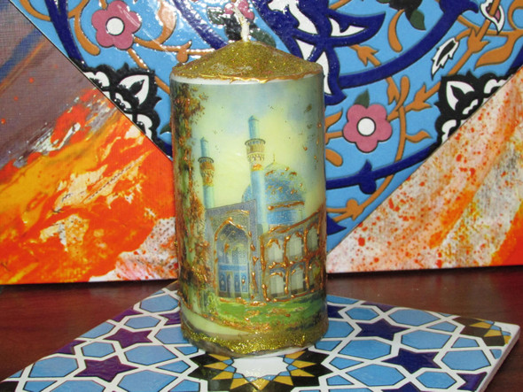 Luxury Candle Sheikh Lotfollah Mosque Premium Design Showcase