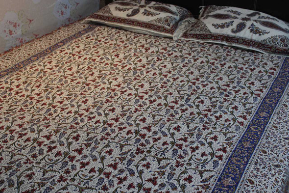 Luxury 280X180Cm Colorful Floral Bed Premium Design Showcase