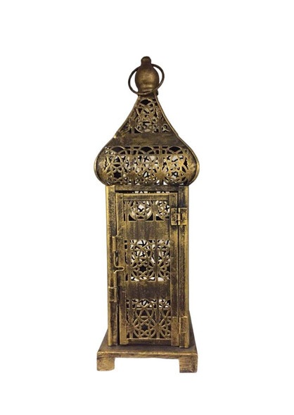 Lantern For Block Candle | Handcrafted Arabic Lantern & Ambient Light - Luxury Handcrafted Art Craftihouse Dubai