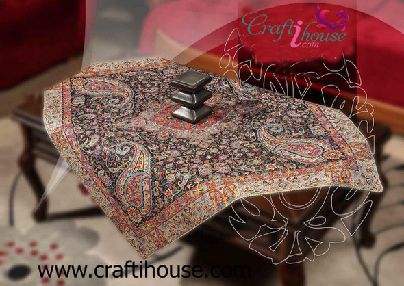 Handcrafted Handwoven Silk & Wool Lifestyle Visual