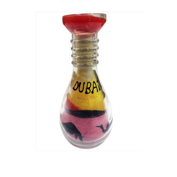 Medium Round Sand Bottle Jar | Sophisticated Boutique Accessory | Crafted In Dubai - Luxury Handcrafted Art Craftihouse Dubai