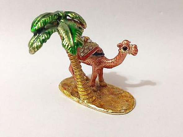 Desert Camel And Palm Tree | Artisan Home Decor | Unique Middle Eastern Piece - Luxury Handcrafted Art Craftihouse Dubai