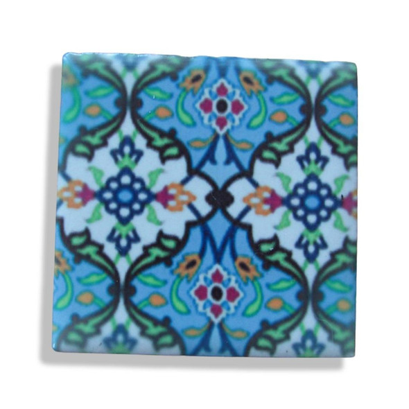 handmade tile fridge magnet
