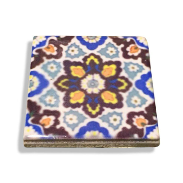 handmade tile fridge magnet