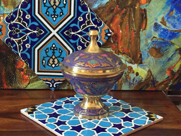 Brass Candy Bowl.