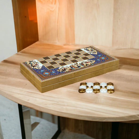 Premium Printed Backgammon Set Handcrafted Craftsmanship