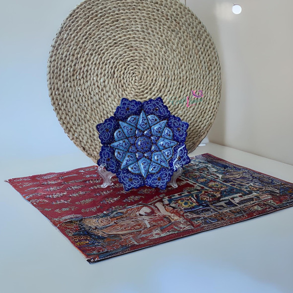 An exclusive Craftihouse 16 cm Minakari copper piece showcasing master artisan craftsmanship and rich cultural heritage.