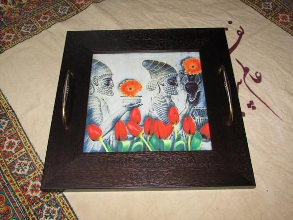 Nouroz Ceramic Tea New Home | Premium Embossed Floral Plate | Authentic Cultural Gift - Luxury Handcrafted Art Craftihouse Dubai