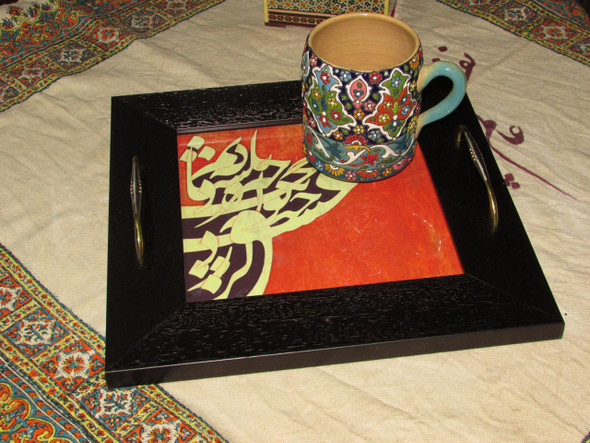 Calligraphy On Tile | Premium Handcrafted Memento | High-end Heritage Art - Luxury Handcrafted Art Craftihouse Dubai
