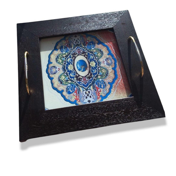 A Cute Tea Serving Tray | Sophisticated Boutique Accessory | Crafted In Dubai - Luxury Handcrafted Art Craftihouse Dubai
