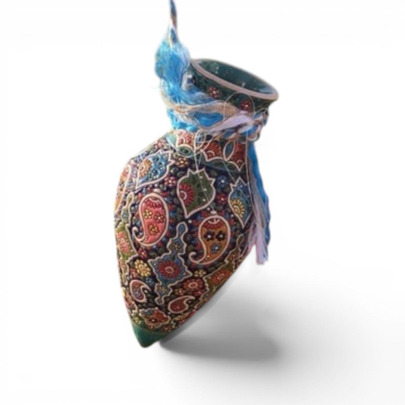 Exclusive Handcrafted 21-23cm Earthenware Hanging Vase Fine Craftsmanship Detail