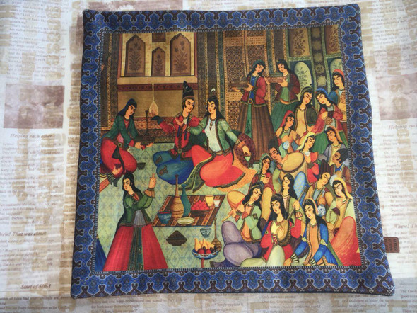 Luxury Artisan Qajar party scene Premium Design Showcase