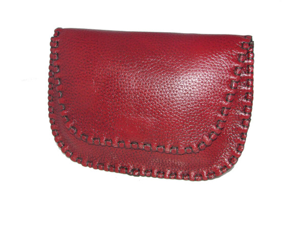 Luxury handmade pure leather dark brown shoulder bag. Premium Design Showcase