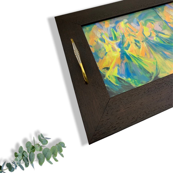 A premium Craftihouse ceramic serving tray, showcasing sophisticated craftsmanship and functional design for modern and traditional homes.