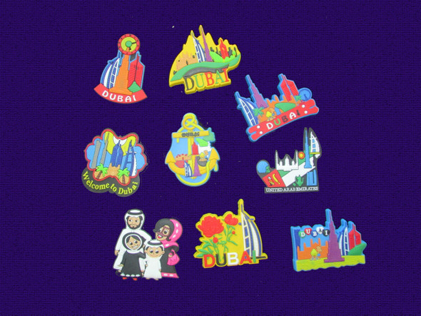 Exclusive Handcrafted Set Of 9 Fridge Magnets Fine Craftsmanship Detail