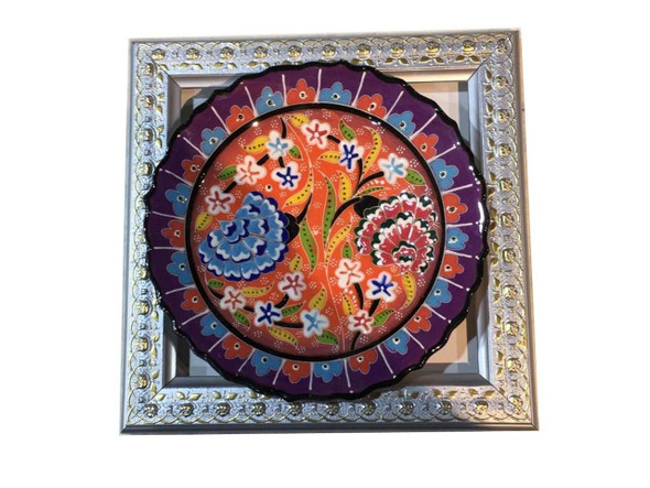 Handcrafted 18cm Turkish Ceramic Plate in – Craftihouse Luxury - Authentic Luxury Craftsmanship