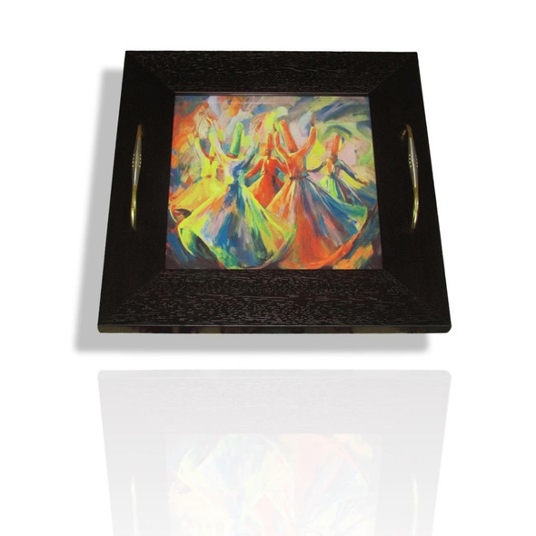 Samma Dance On Ceramic Serving | Luxury Heritage Gift & Cultural Souvenir - Luxury Handcrafted Art Craftihouse Dubai