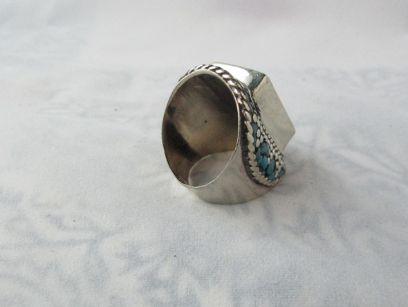 Luxury beauty gift, vintage nepali carnelian ring, Tibetan ethnic ring Premium Design Showcase