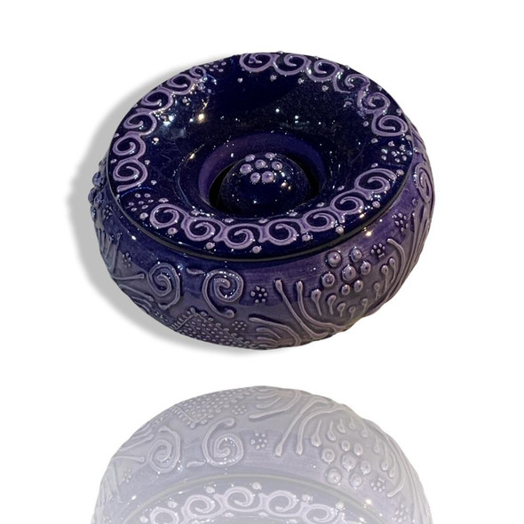 Handcrafted Purple Color Turkish ceramic ashtray – Craftihouse Luxury - Authentic Luxury Craftsmanship