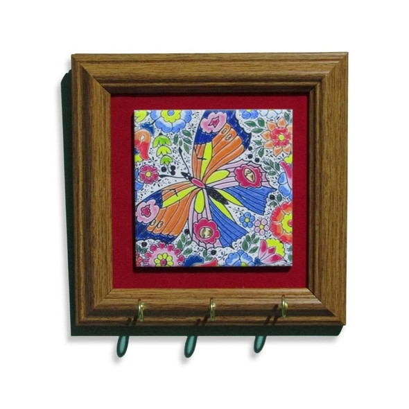 Handcrafted Butterfly wall hanging key holder – Craftihouse Luxury - Authentic Luxury Craftsmanship