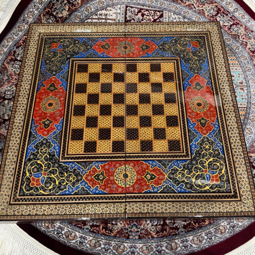 Artisan Backgammon & Chess Handcrafted High-Resolution Product Shot