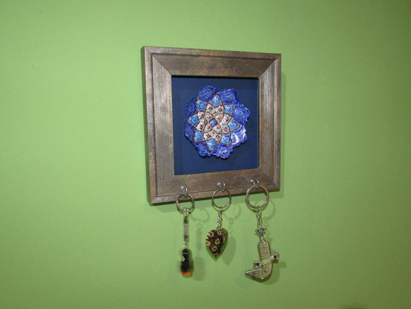 Luxury Persian Minakari Wall Hanging Key Premium Design Showcase