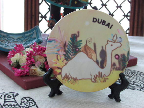 Camel Ceramic Tea Coaster | Premium Handcrafted Memento | High-end Gift - Luxury Handcrafted Art Craftihouse Dubai